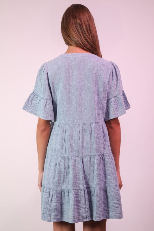 Short Sleeve Mini Dress