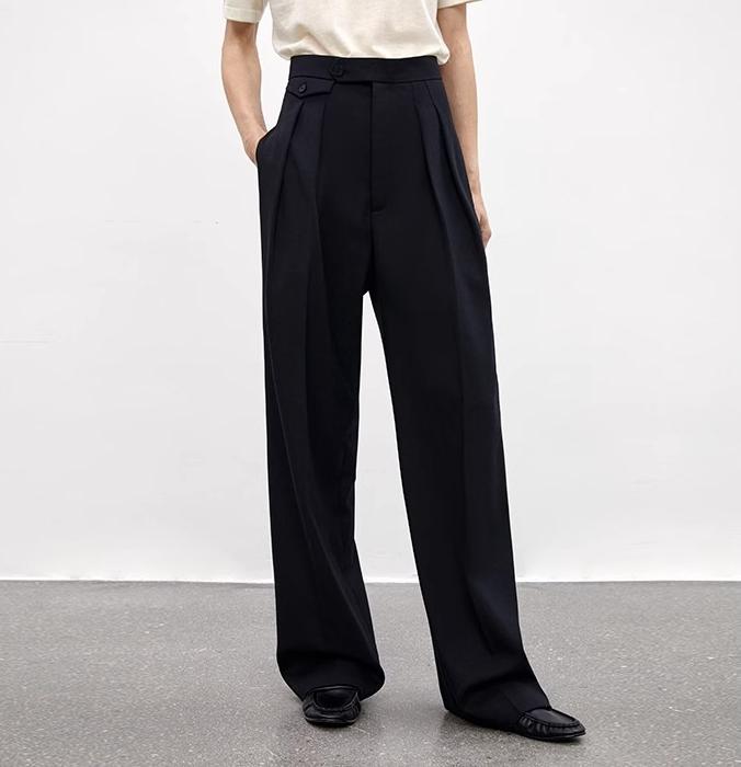 High-Waisted Slimming Suit Pants for Women