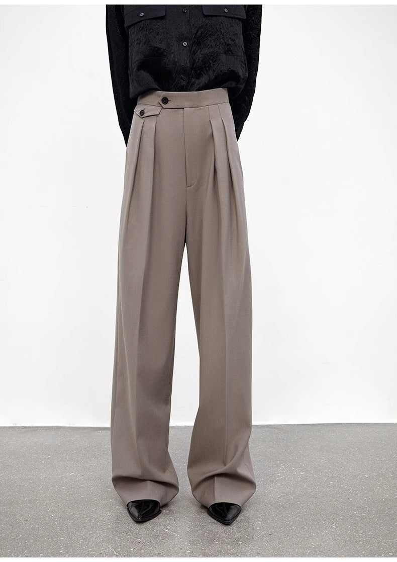 High-Waisted Slimming Suit Pants for Women