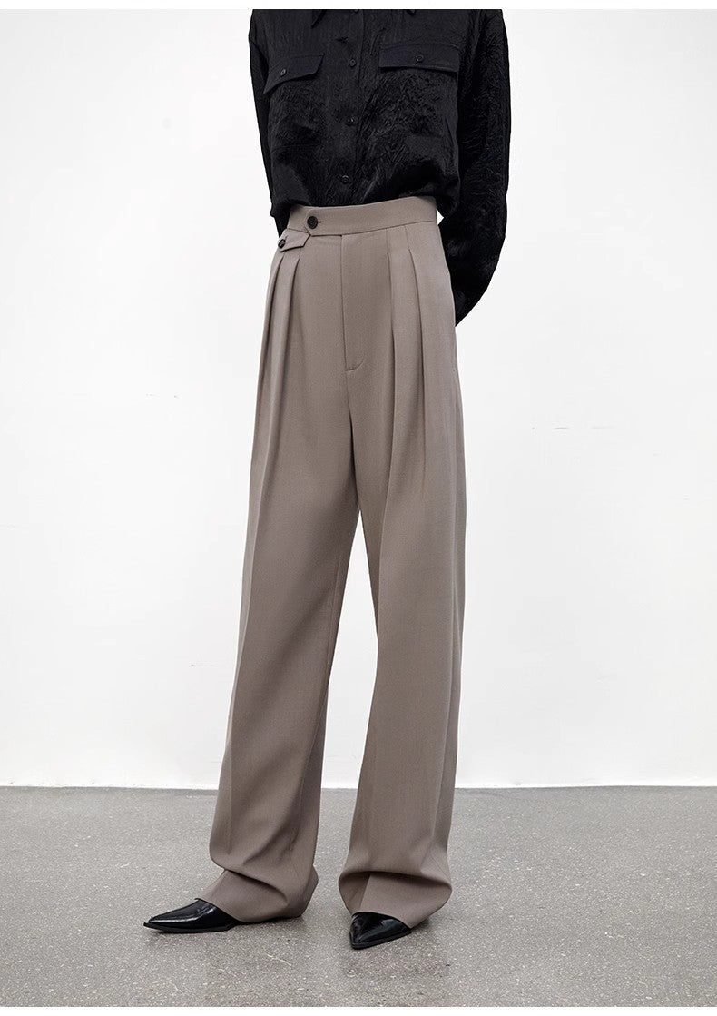 High-Waisted Slimming Suit Pants for Women