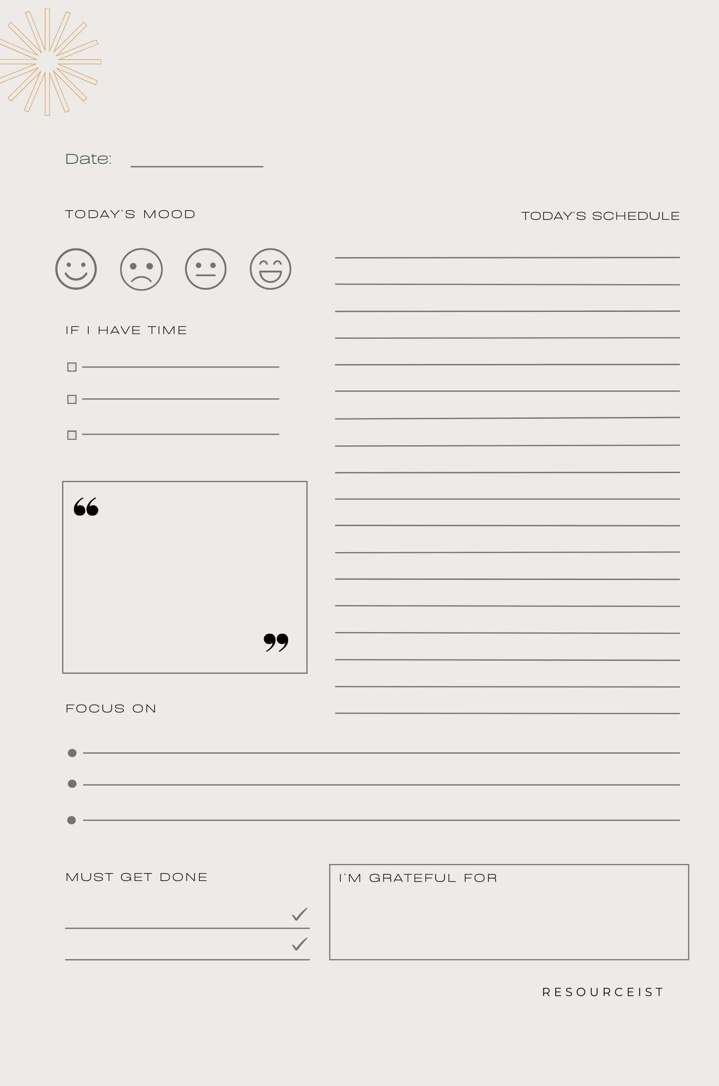 Productivity Planner