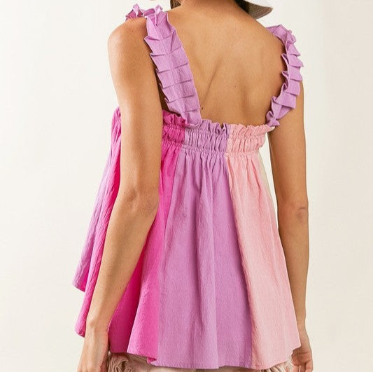 Frill Bodice Top