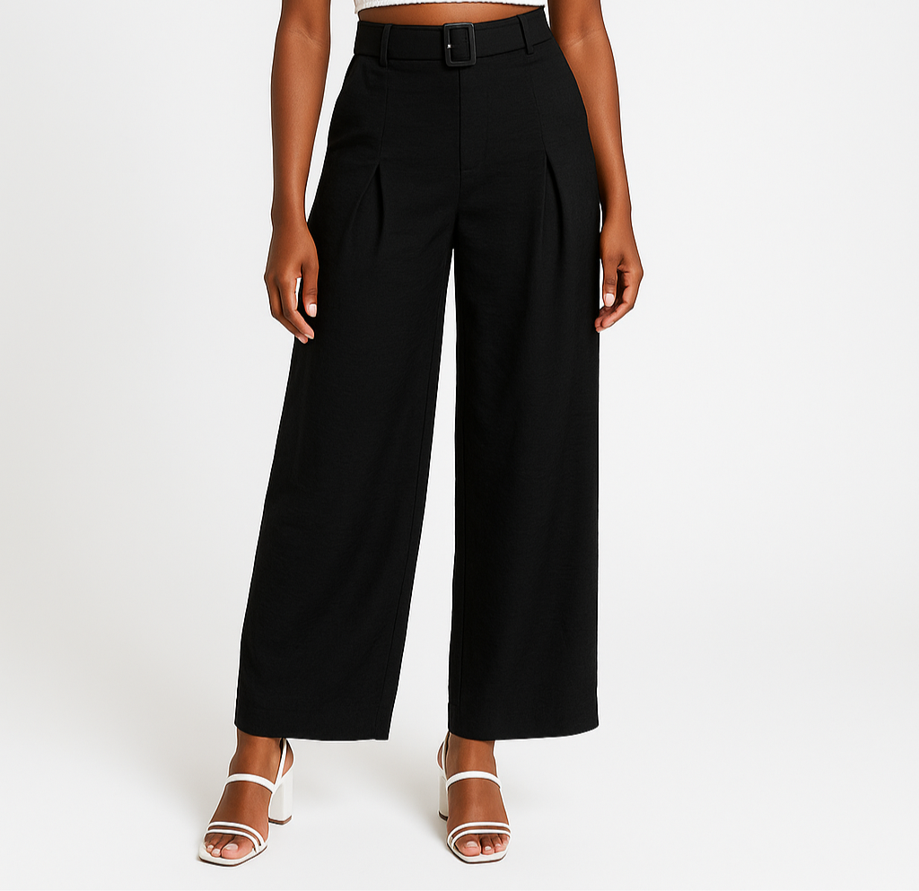 High Waist Wide Leg Pant