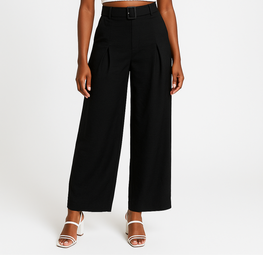 High Waist Wide Leg Pant