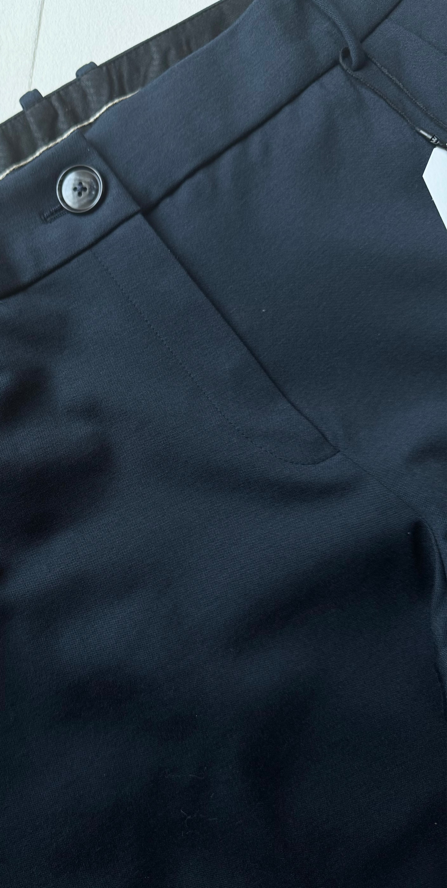 Navy Straight Leg Pants