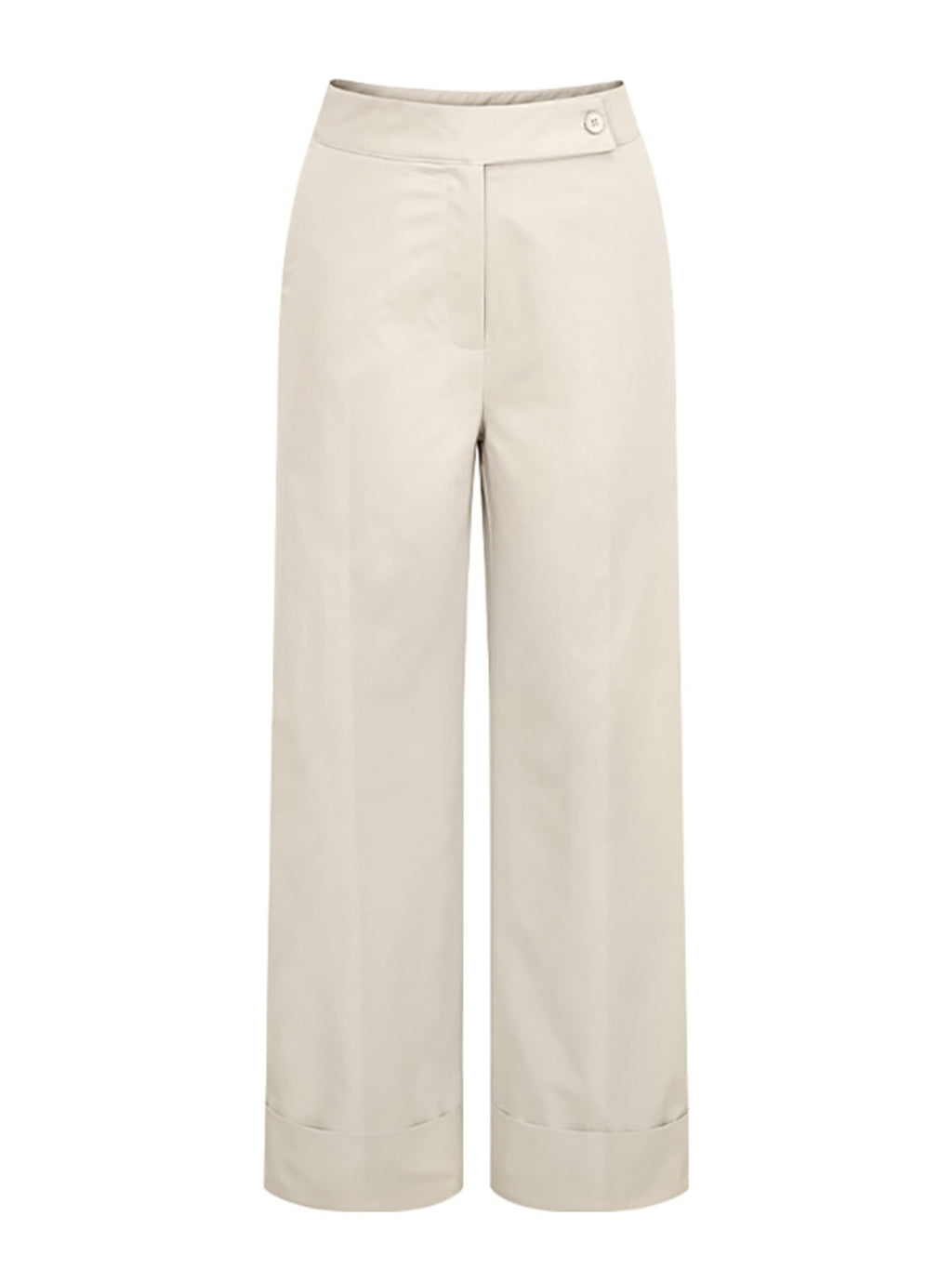 Wide Leg Beige Pants
