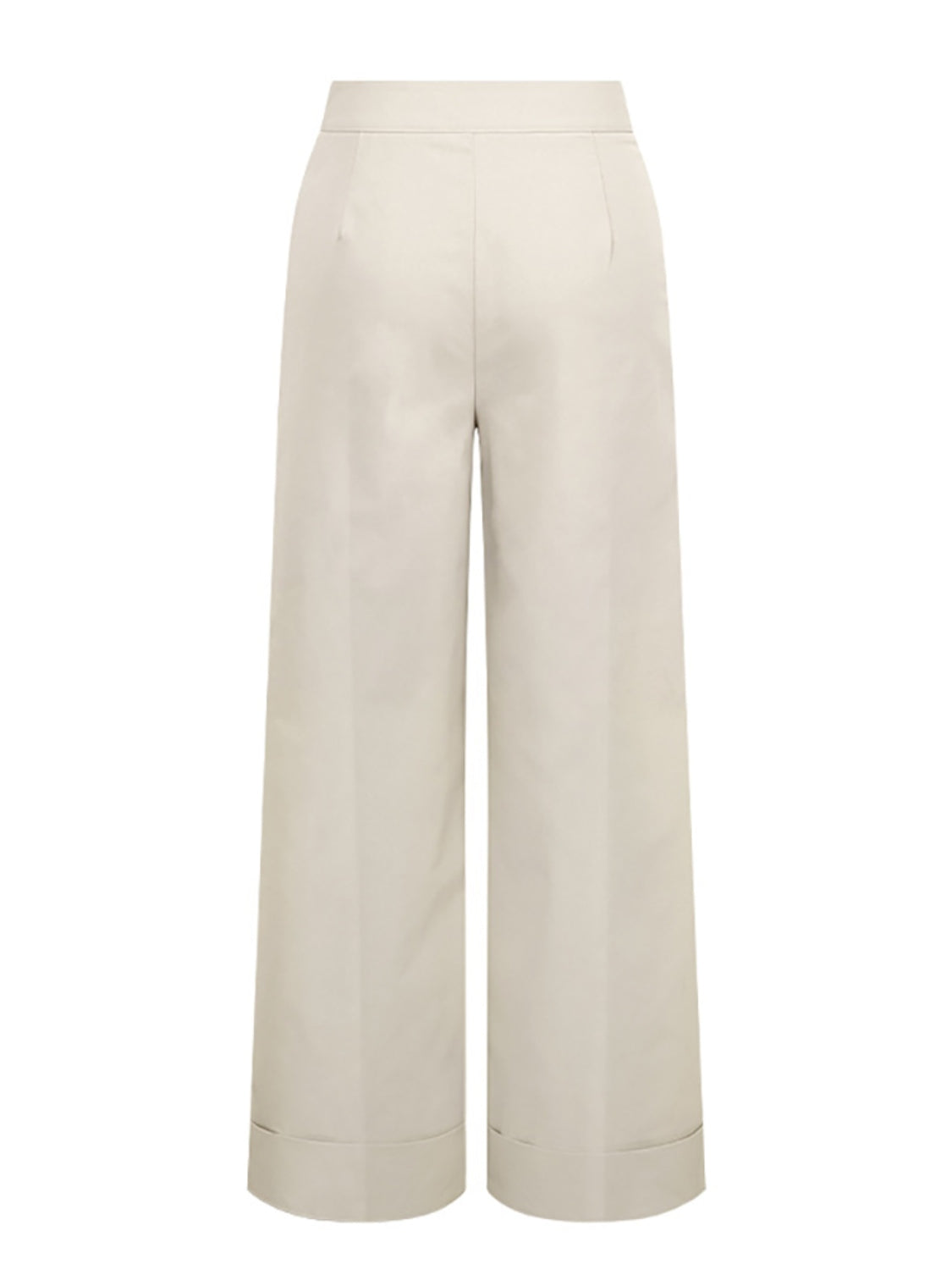 Wide Leg Beige Pants