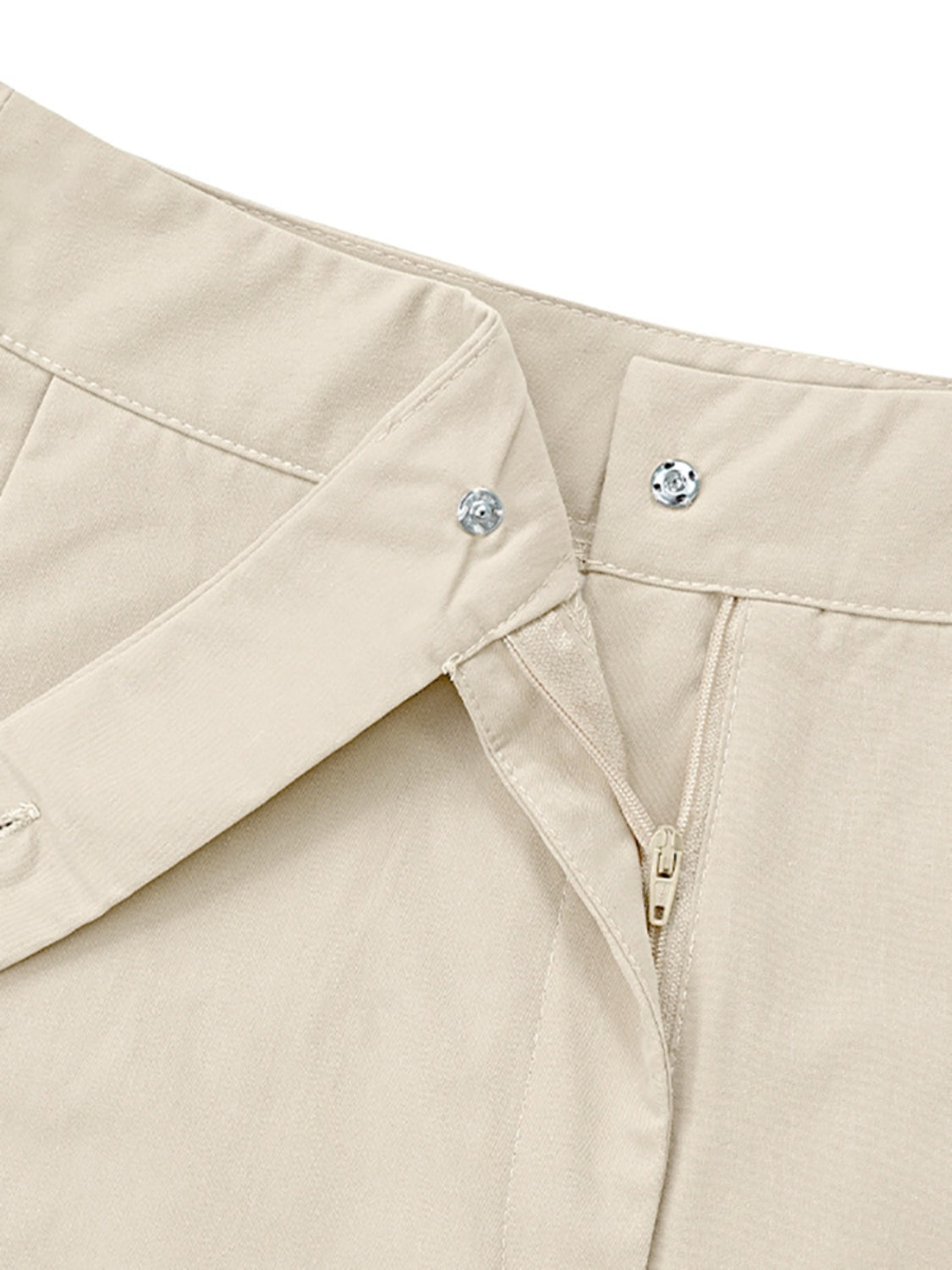 Wide Leg Beige Pants