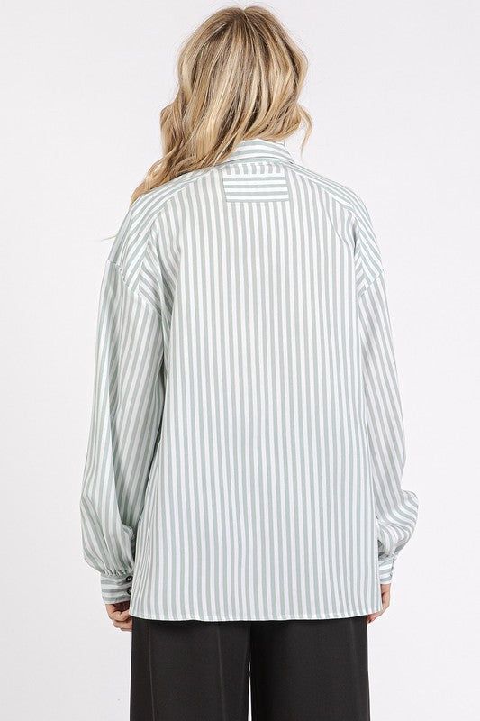 Long Sleeve Striped Shirt