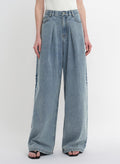 Soft Cotton Light  Wide Leg Jeans