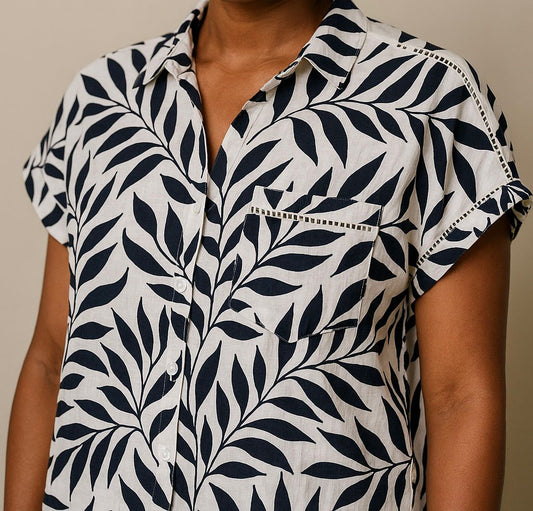 Floral Short-Sleeve Shirt