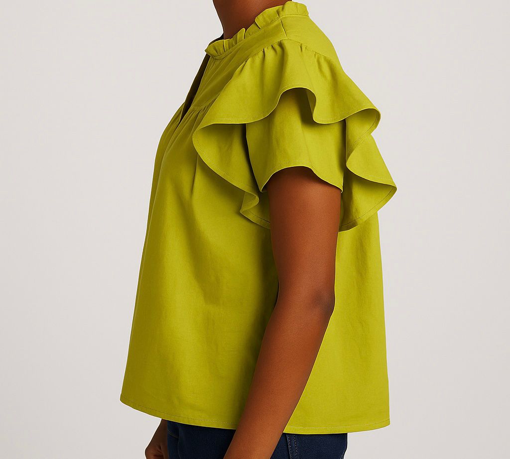 Frill Short Sleeve Shirt