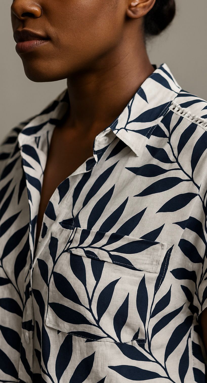 Floral Short-Sleeve Shirt