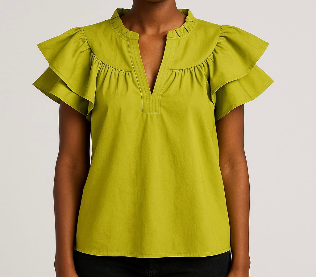 Frill Short Sleeve Shirt