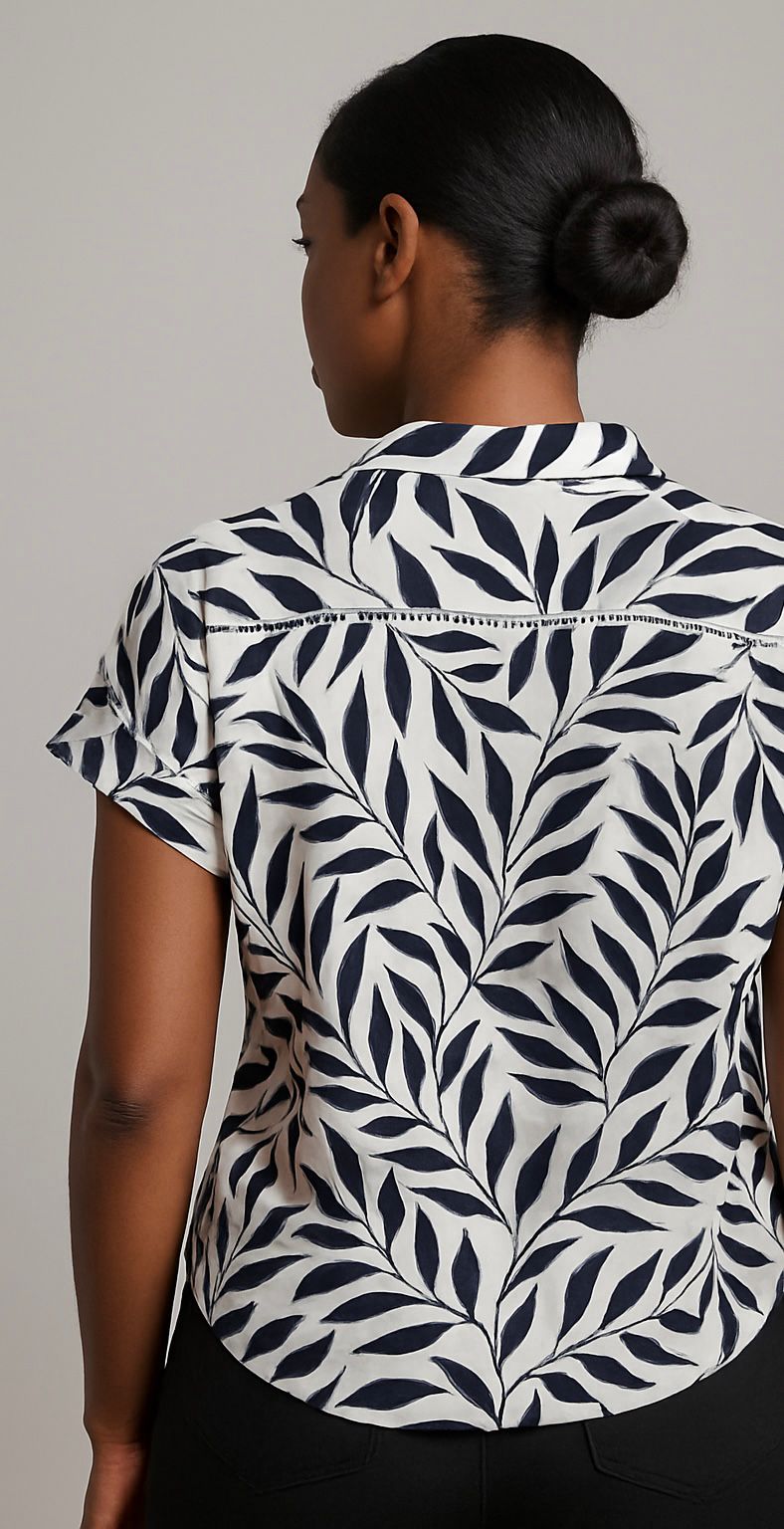 Floral Short-Sleeve Shirt